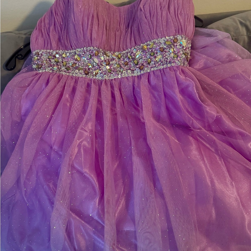 Beautiful Strapless Ombré gown size 0 Frenchy by Heather French Henry